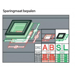 DXG P2 11K (120x220) koepel vast glas